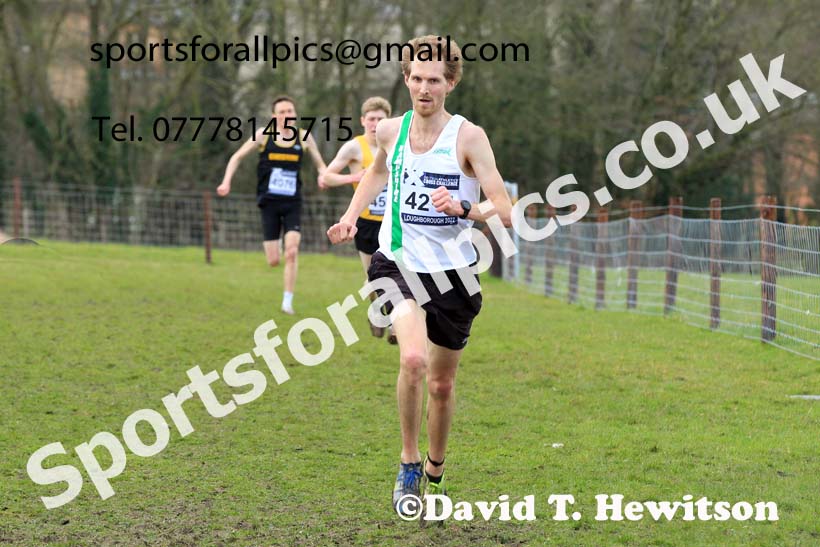 Senior Mens 2022 CAU Inter Counties Cross Country, Prestwold Hall, Loughborough.  Photo: David T. Hewitson/Sports for All Pics
